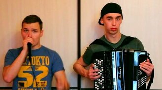 Битбокс и баян - смотреть видео (1:25)