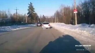 Забыл снять с ручника? - смотреть видео (1:13)