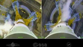 Впечатляющий полёт ракеты Союз - смотреть видео (5:23)