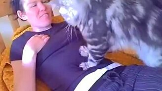 Кот для одиноких женщин - смотреть видео (1:08)