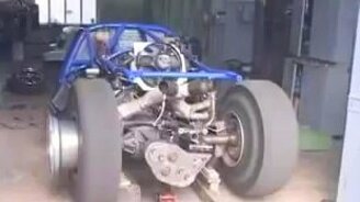 Запорожец с двигателем от Эво - смотреть видео (1:26)