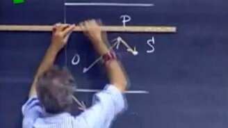 Мастерски рисует пунктир - смотреть видео (1:53)