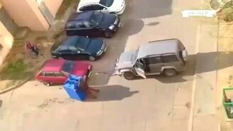 Горе-буксировщик - смотреть видео (0:45)