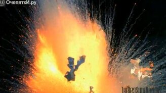 Мощный взрыв в замедлении - смотреть видео (2:07)