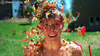 Дождь из еды - смотреть видео (2:14)