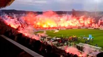 Огненные болельщики - смотреть видео (1:11)