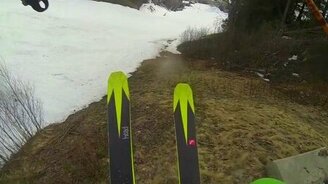 Однажды весной на горнолыжном склоне... - смотреть видео (0:50)