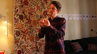 Супер Марио на пальцах - смотреть видео (0:46)