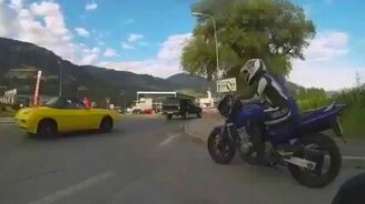 Мотоциклист - герой асфальта - смотреть видео (0:24)