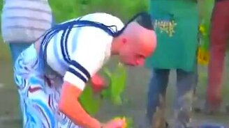 Безумный в подсолнухах - смотреть видео (0:32)