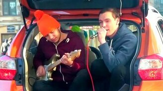 Концерт из багажника - смотреть видео (1:44)