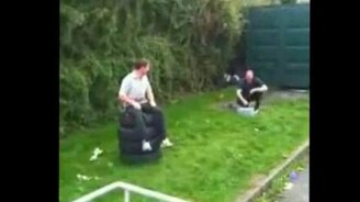 Взрыв под попой - смотреть видео (0:13)