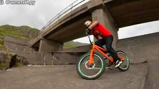 Свободный экстрим велосипедистов - смотреть видео (7:25)