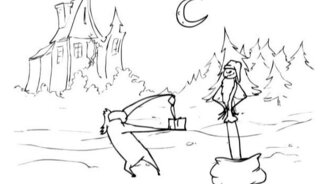 Джек-Повелитель тыкв против Битл Джюса - смотреть видео (1:02)