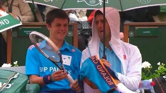 Позитив для парня от известного теннисиста - смотреть видео (1:47)