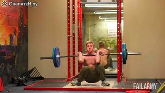 Забавные провалы в тренажёрке - смотреть видео (3:35)