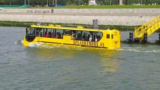 Плавающий автобус - смотреть видео (6:07)