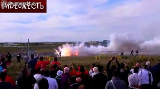 Пиротехническое ЧП - смотреть видео (1:35)
