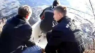 Ванная в качестве плавсредства - смотреть видео (1:05)