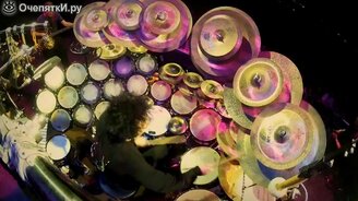 Самая большая барабанная установка - смотреть видео (6:45)