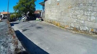 Чуть не вмазался в стену - смотреть видео (0:11)