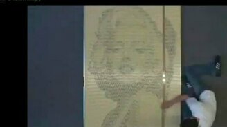 Портреты из костей - смотреть видео (1:55)