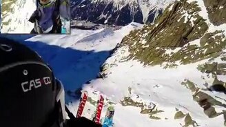 Полёт лыжников - смотреть видео (4:14)