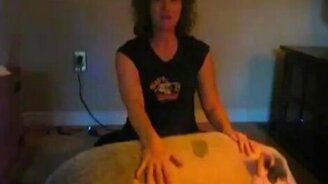 Свинья в качестве барабана - смотреть видео (0:40)