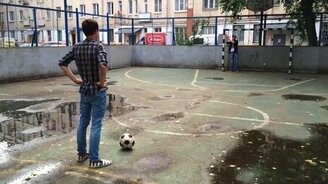 Чтобы мяч всегда попадал в ворота - смотреть видео (1:24)