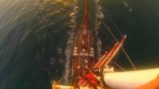 58 метров над палубой - смотреть видео (3:46)