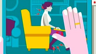 Как правильно сидеть за ноутбуком - смотреть видео (2:16)