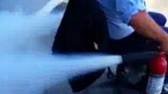 Езда на огнетушителях - смотреть видео (0:23)