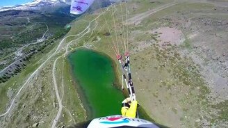 Большая спираль на параплане - смотреть видео (0:46)