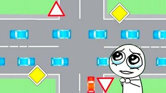 Самые ненавистные дорожные ситуации - смотреть видео (1:07)