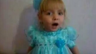 Совсем юная патриотка - смотреть видео (1:14)