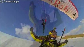 Экстремальные полёты в горах - смотреть видео (3:45)