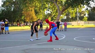 Человек-паук - баскетболист - смотреть видео (3:16)