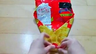 Как запечатать вскрытый пакет - смотреть видео (0:49)