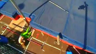 Неудавшийся прыжок - смотреть видео (1:24)