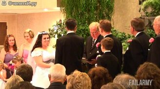 Свадебные неудачи и курьёзы - смотреть видео (4:39)