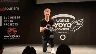 Чемпион мира по обращению с катушками йо-йо - смотреть видео (3:15)