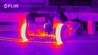 Дрифт в инфракрасном излучении - смотреть видео (0:38)