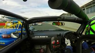 Нечестное поведение гонщика - смотреть видео (1:12)