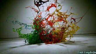 Красочная абстракция - смотреть видео (5:05)