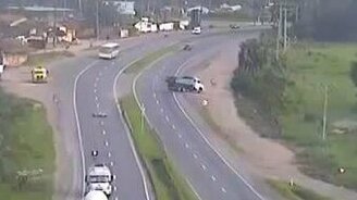 Авария, как из кино - смотреть видео (1:00)