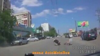 Уникальные автовезения на трассе - смотреть видео (3:23)