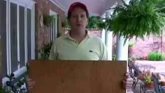 Голова против листа фанеры - смотреть видео (2:00)