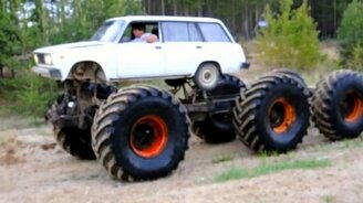 Экстремальный тюнинг ВАЗ-2104 - смотреть видео (0:11)