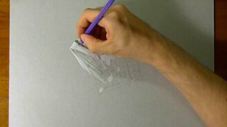 Реалистичная смятая денежная купюра - смотреть видео (3:53)