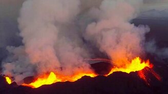 Вулкан буйствует - смотреть видео (1:31)